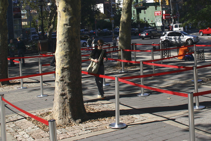 crowd control installation