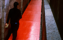 walk on red, manhattan bridge